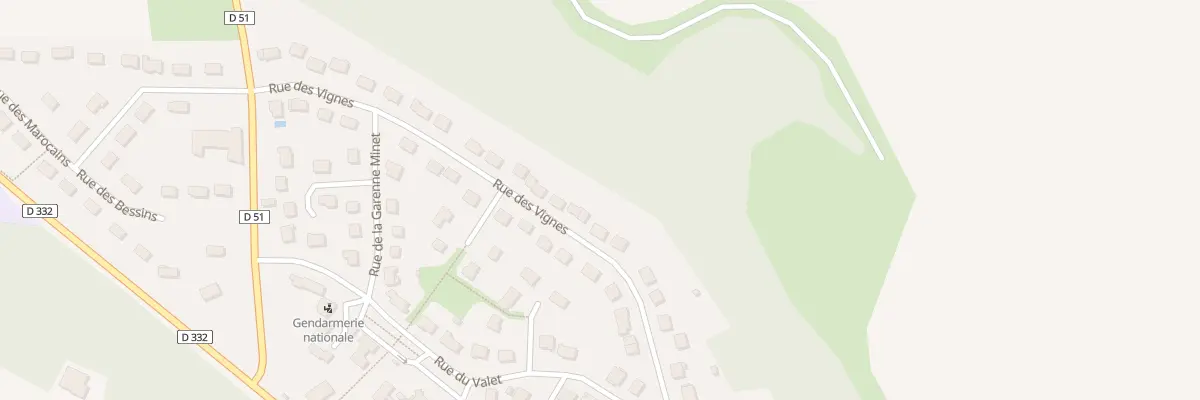 Plan du 18 Rue des Vignes à Betz