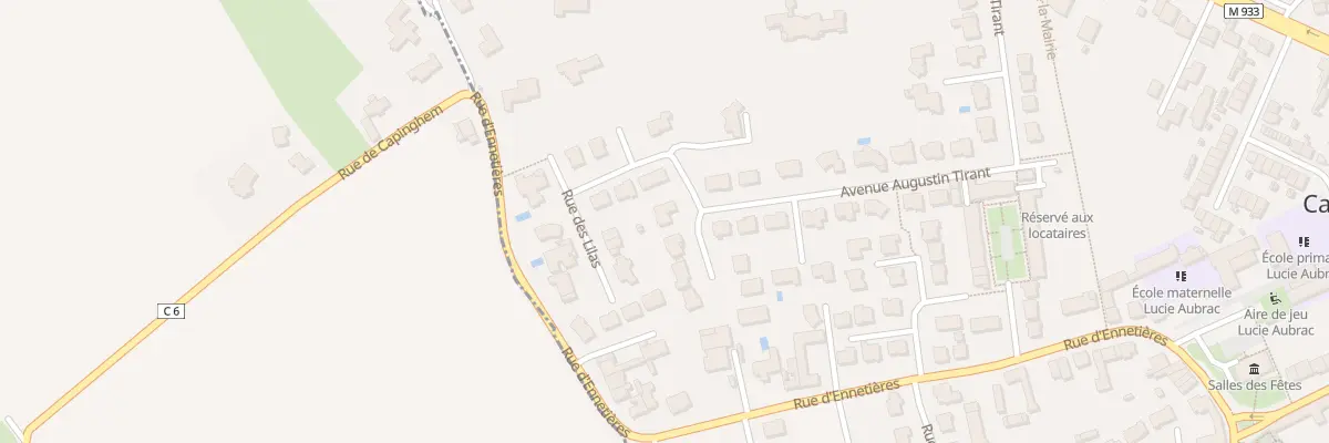 Plan du 38 Rue des Bouleaux à Capinghem