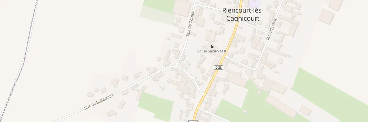Plan du 8 Rue du Cornet à Riencourt-lès-Cagnicourt