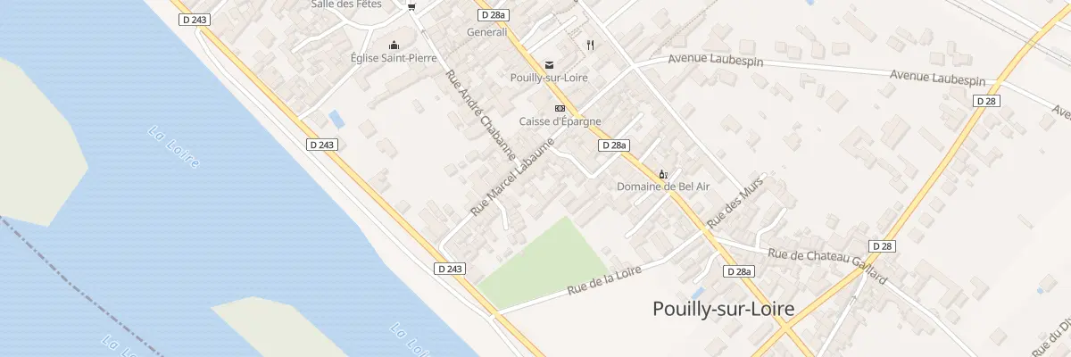 Plan du 30 Rue Marcel Labaume à Pouilly-sur-Loire
