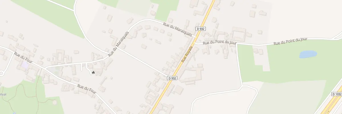 Plan du 28 Rue Royale à Chiry-Ourscamp