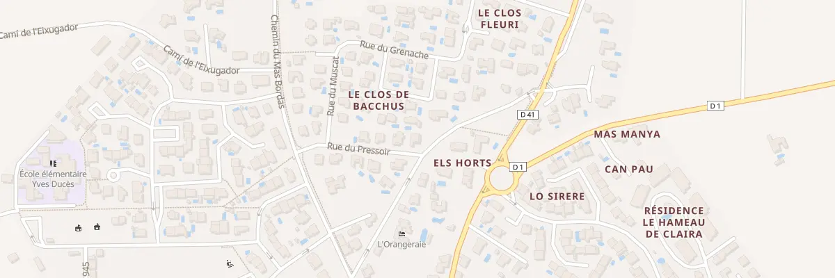 Plan du 9 Rue du Pressoir à Claira