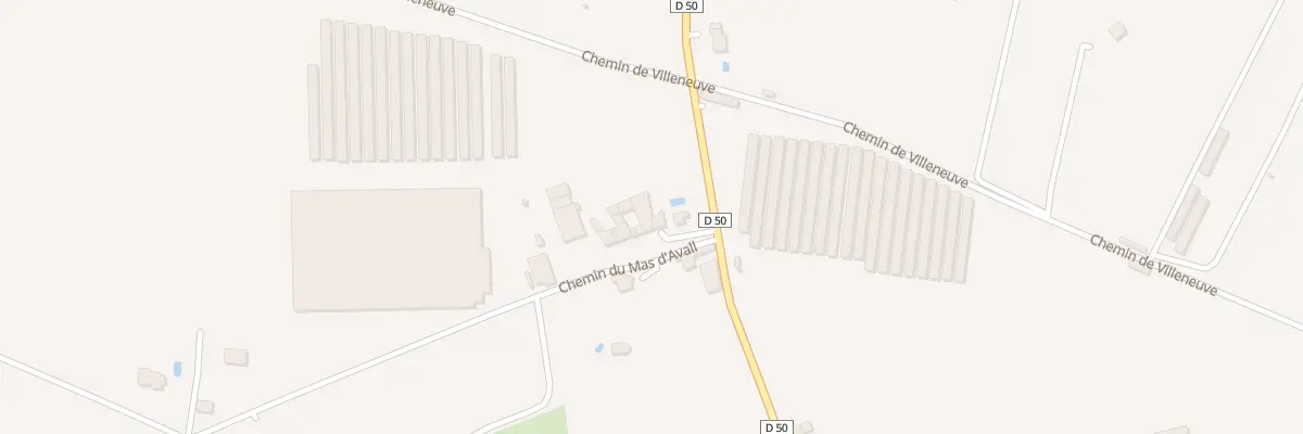 Plan du 2 Che du Mas d’Avall à Elne
