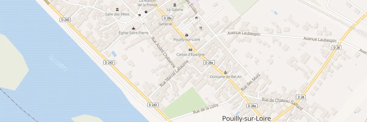 Plan du 25 Rue Marcel Labaume à Pouilly-sur-Loire