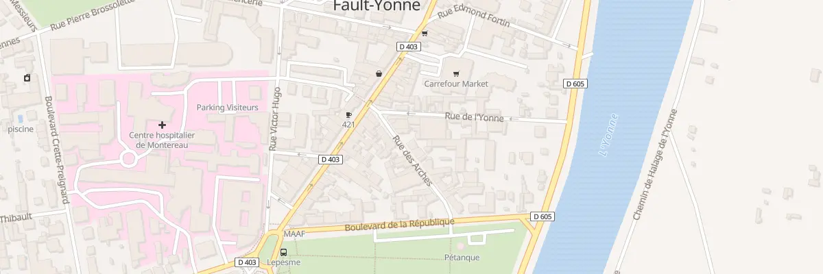Plan du 5 Rue des Arches à Montereau-Fault-Yonne
