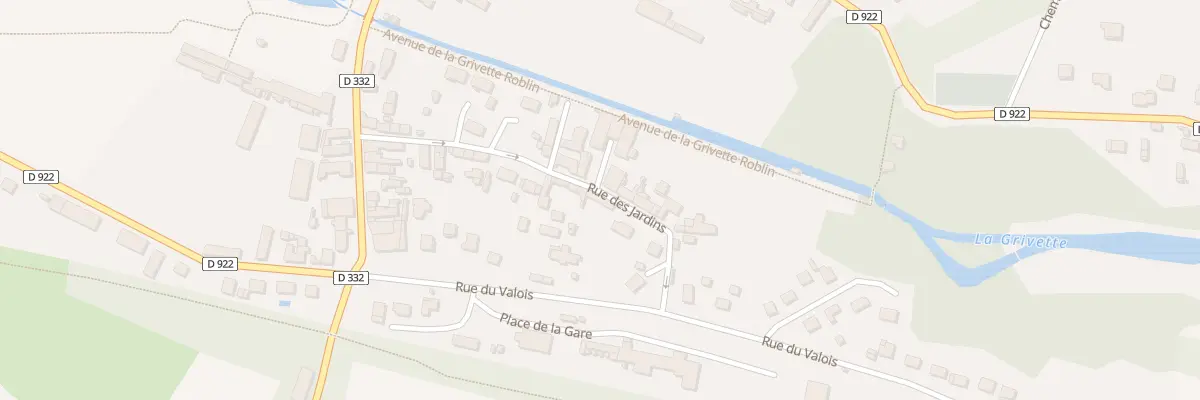 Plan du 24 Rue des Jardins à Betz