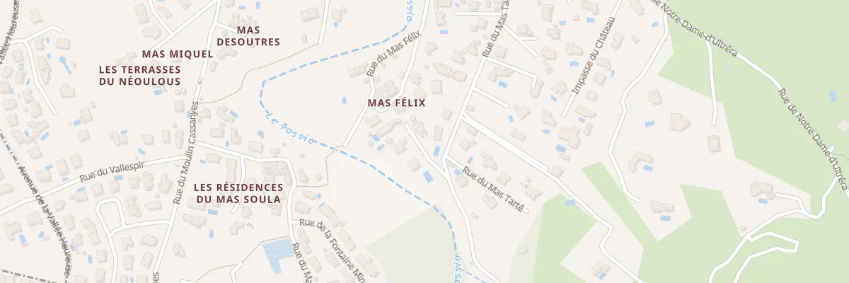 Plan du 32 Rue du Mas Tarte à Sorède