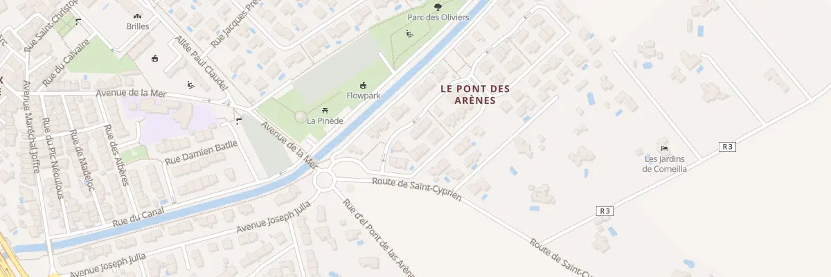 Plan du 73 Av des Genêts à Corneilla-del-Vercol