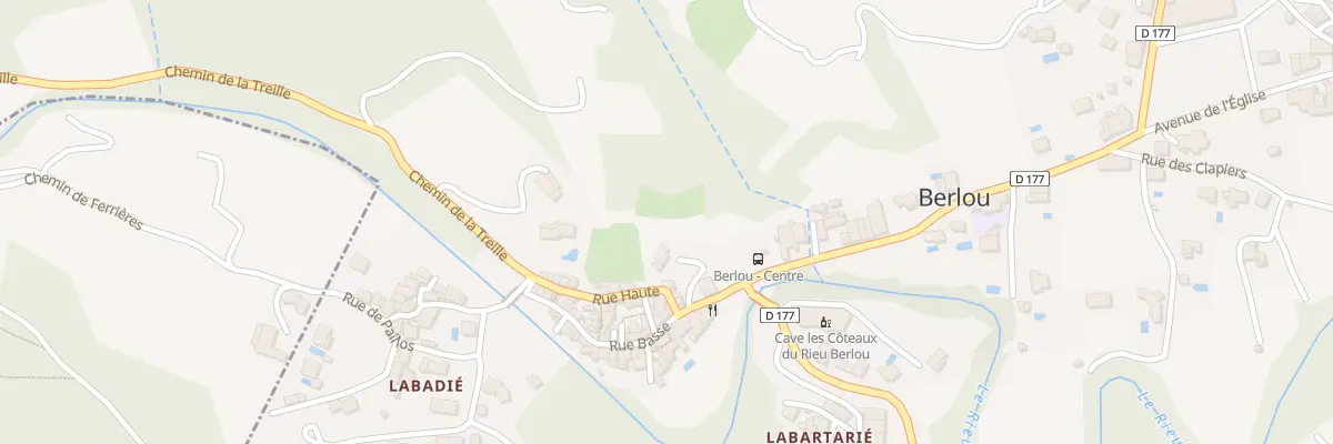 Plan du 4 Pl du Pont à Berlou