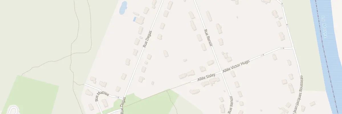 Plan du 22 Rue Degas à Germigny-l’Évêque