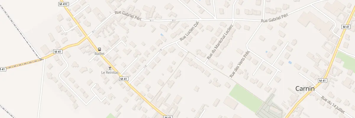 Plan du 23 Rue Gérard Durot à Carnin
