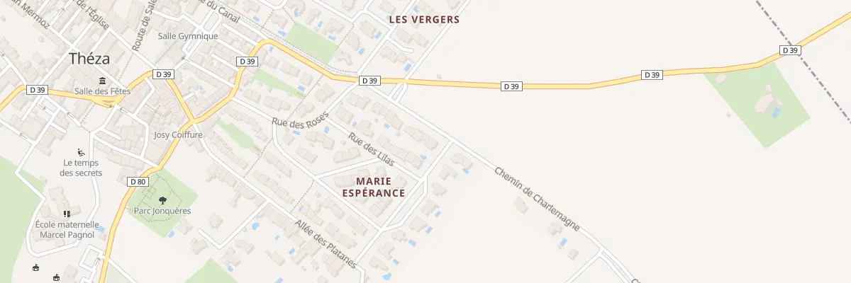 Plan du 7 Lot Marie Esperance à Théza