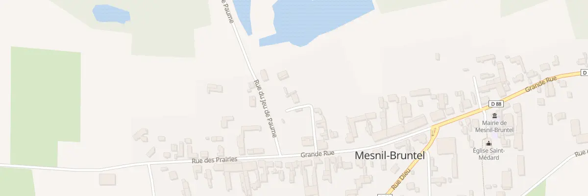 Plan du 8 Rue Blangy à Mesnil-Bruntel