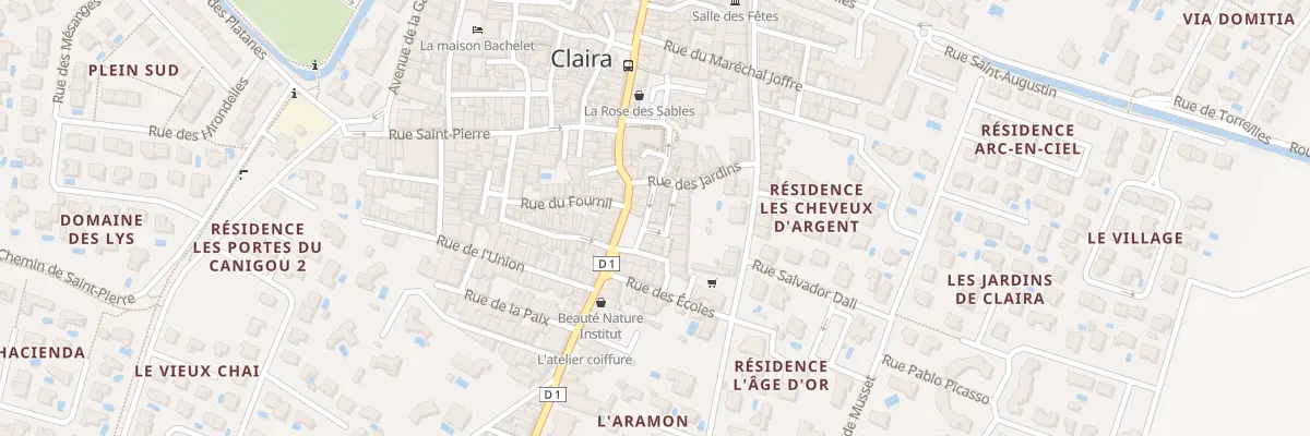 Plan du 4 Rue de la Poste à Claira