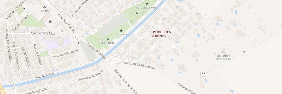 Plan du 71 Av des Genêts à Corneilla-del-Vercol