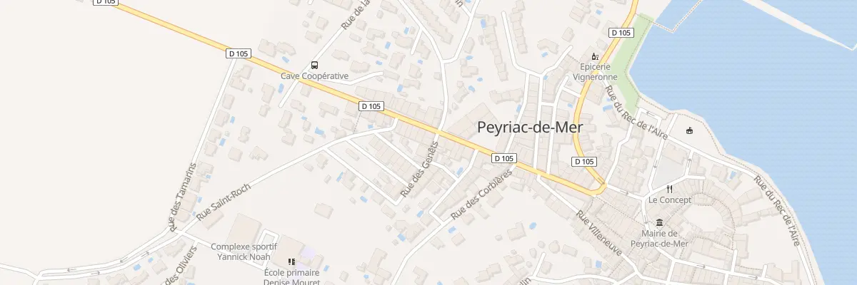 Plan du 2 Rue des Genets à Peyriac-de-Mer