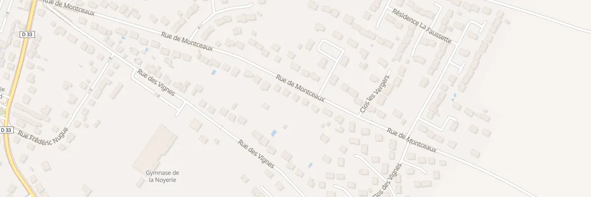 Plan du 112 Rue de Montceaux à Trilport