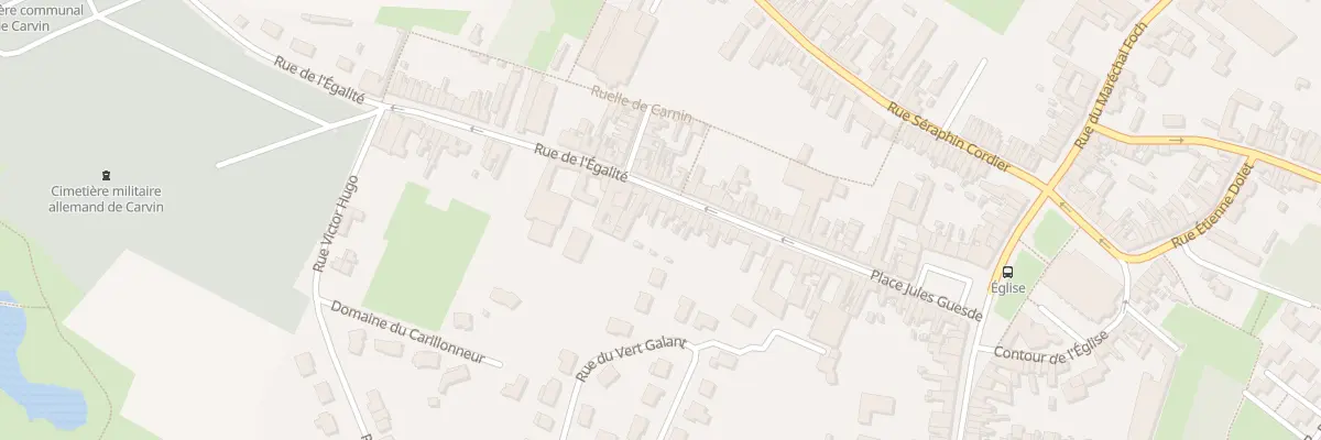 Plan du 63 Rue de l’Egalité à Carvin