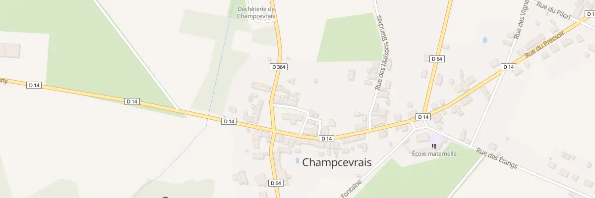 Plan du 10 Rue Saint Germain de Paris à Champcevrais