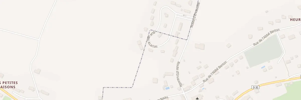 Plan du 244 Rue des Acacias à Courtemaux