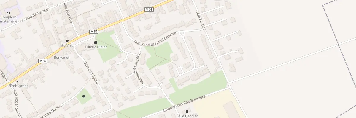 Plan du 18 Rue Collette à Allennes-les-Marais