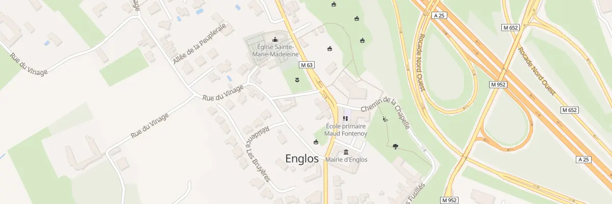 Plan du 3 Che de la Chapelle à Englos