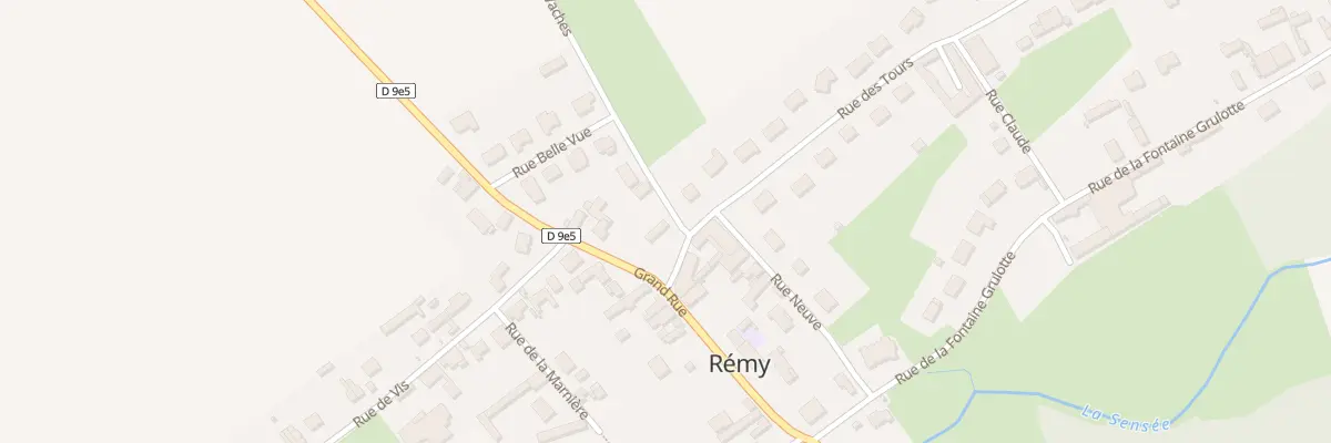 Plan du 1 Rue des Tours à Rémy