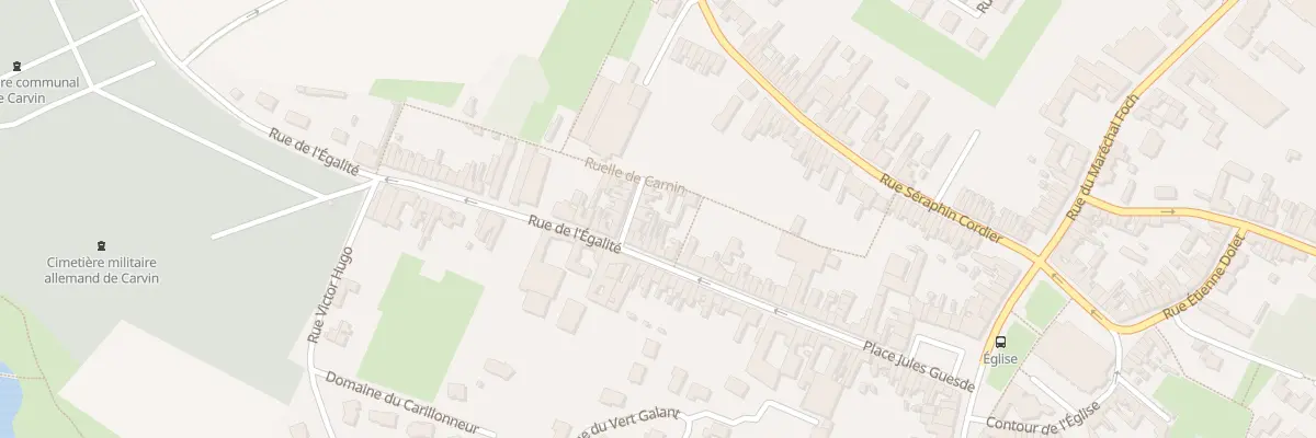Plan du 50 Rue de l’Egalité à Carvin