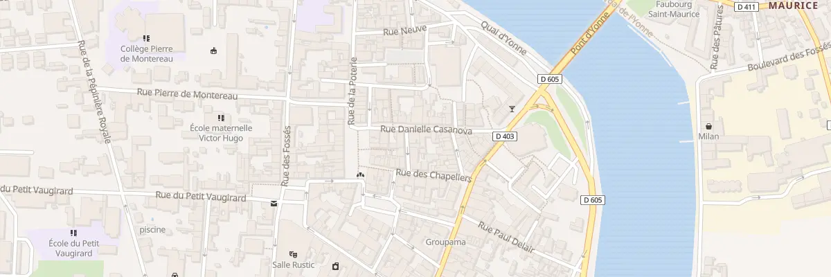 Plan du 6 Rue de la Cour au Ble à Montereau-Fault-Yonne