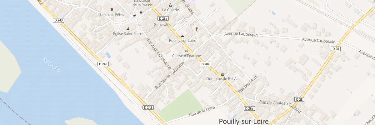 Plan du 38 Rue Marcel Labaume à Pouilly-sur-Loire