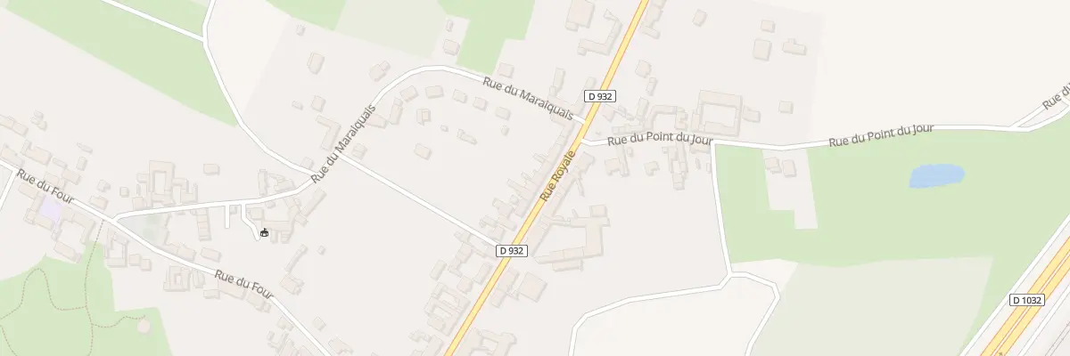 Plan du 32 Rue Royale à Chiry-Ourscamp