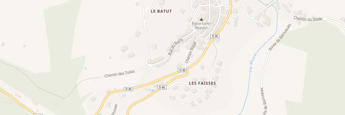 Plan du 5152A Saint Beauzely à Saint-Beauzély