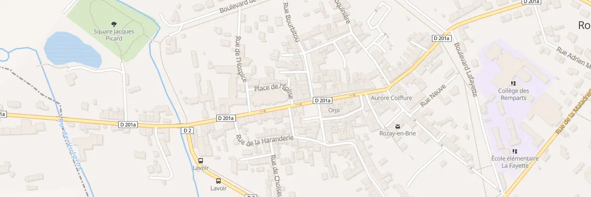 Plan du 33 Rue du Général Leclerc à Rozay-en-Brie