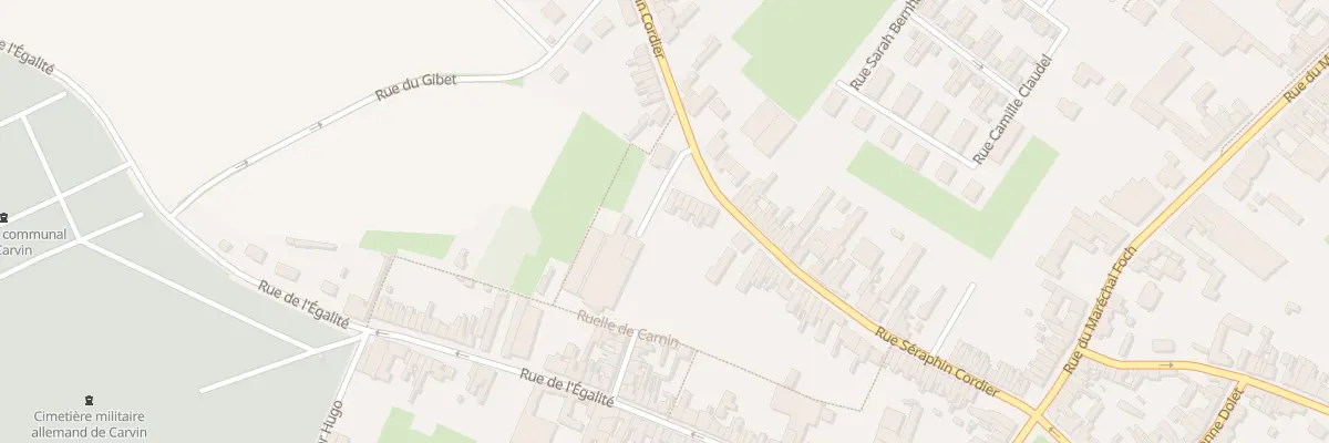 Plan du 73 Rue Seraphin Cordier à Carvin