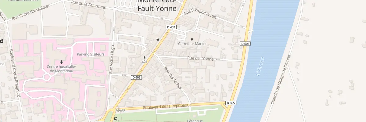 Plan du 8 Rue de l’Yonne à Montereau-Fault-Yonne