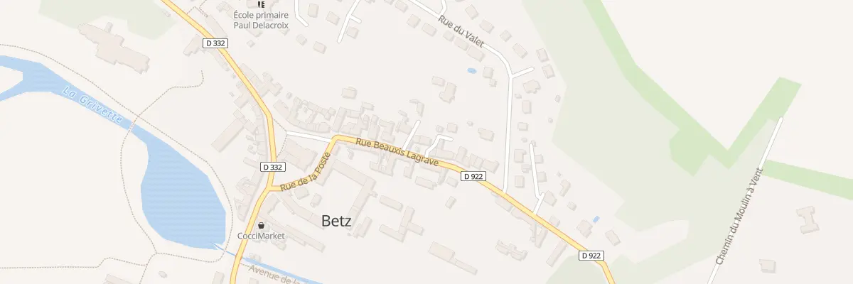 Plan du 17 Rue Beauxis Lagrave à Betz