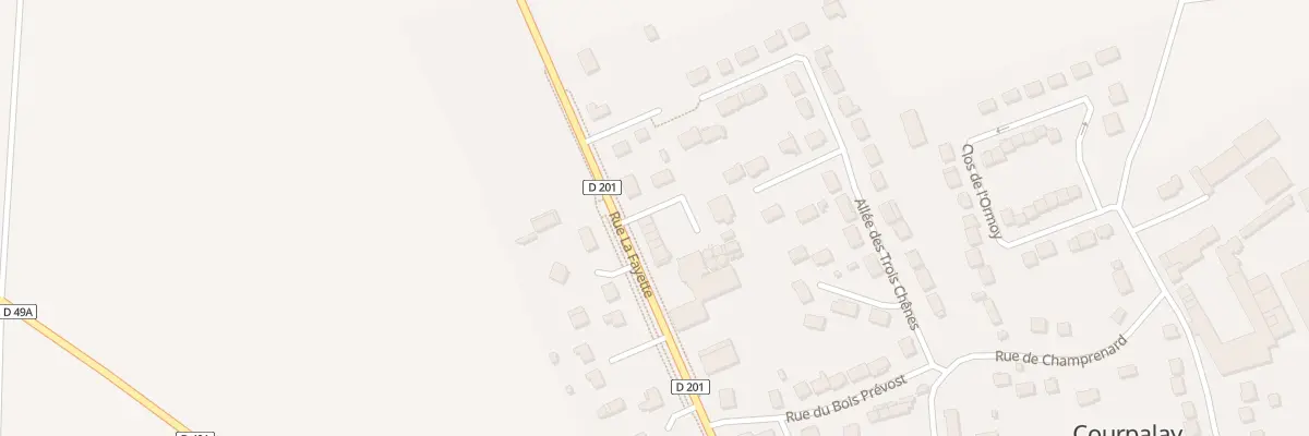 Plan du 24E Rue Lafayette à Courpalay