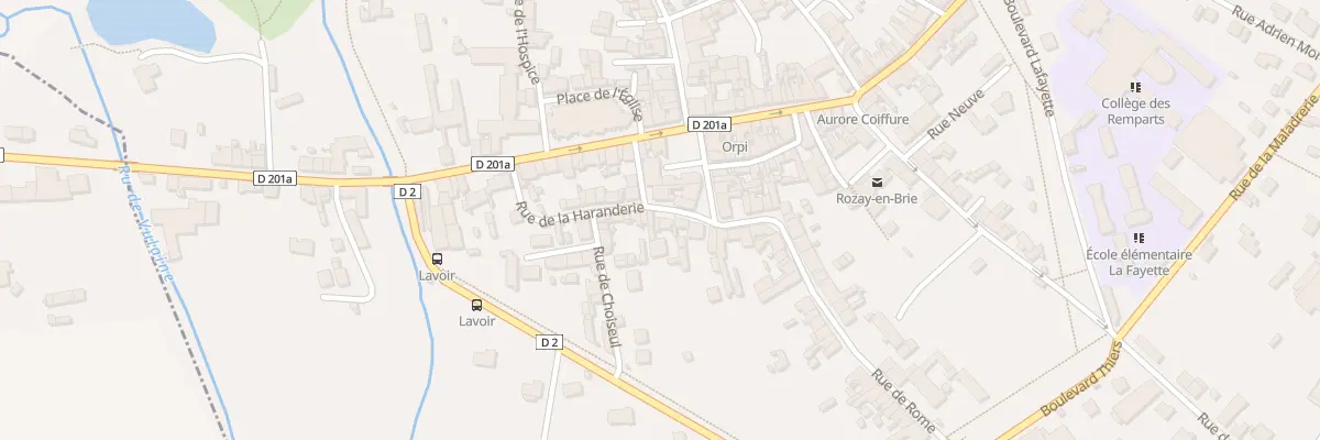 Plan du 7 Rue de la Haranderie à Rozay-en-Brie