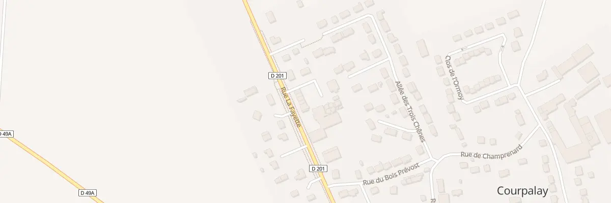 Plan du 24B Rue Lafayette à Courpalay