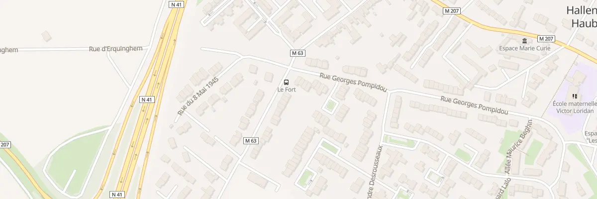 Plan du 161 Rue de l’Égalité à Hallennes-lez-Haubourdin