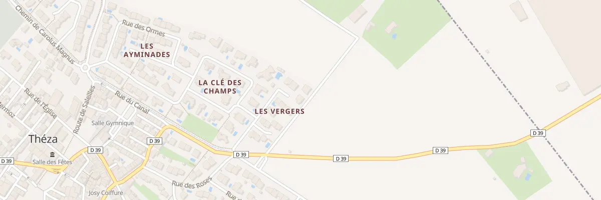 Plan du 7 Imp des Orangers à Théza