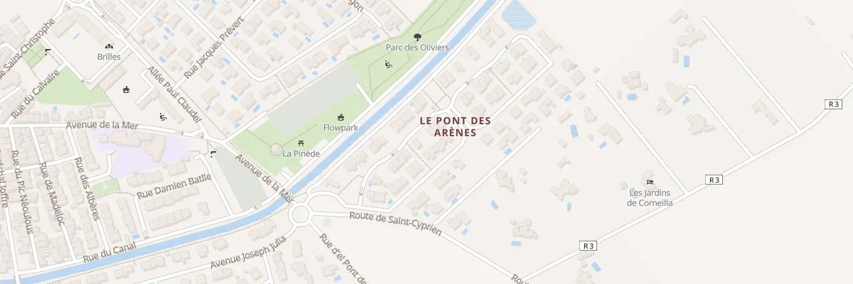 Plan du 63 Av des Genêts à Corneilla-del-Vercol