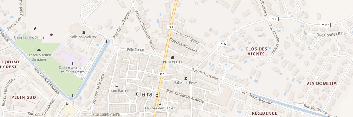 Plan du 16 Rue du Ruisseau à Claira