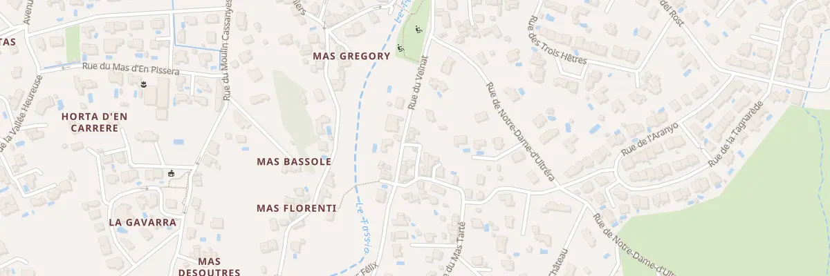 Plan du 1237 Le Village à Sorède