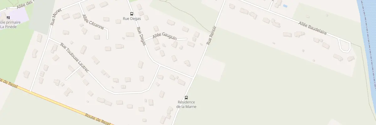 Plan du 2 Rue Degas à Germigny-l’Évêque
