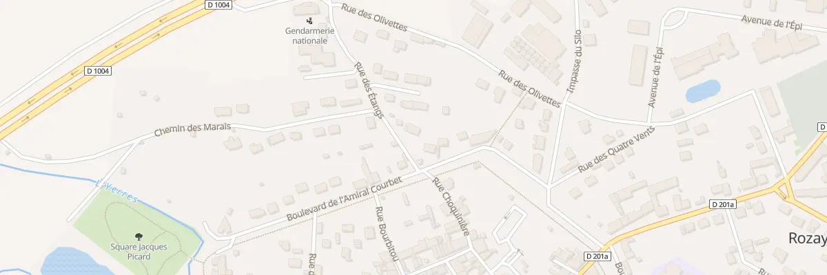 Plan du 1 Che des Etangs à Rozay-en-Brie