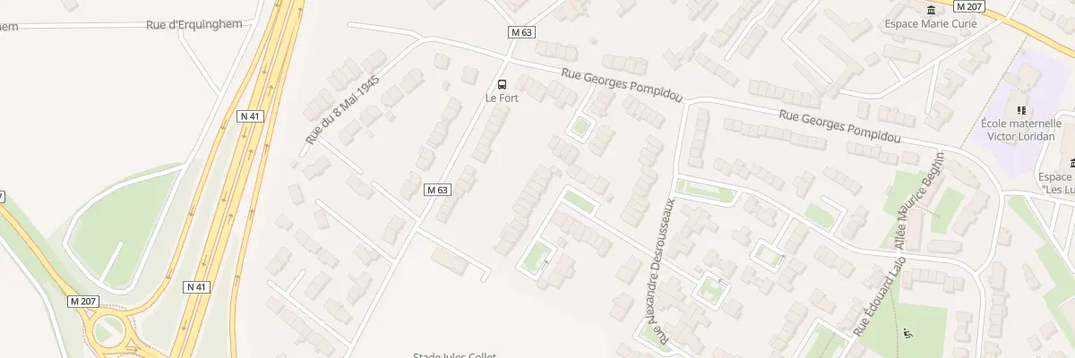 Plan du 22 Rue Maxence Vandermeersch à Hallennes-lez-Haubourdin