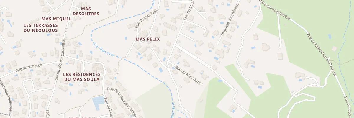 Plan du 49 Rue du Mas Tarte à Sorède