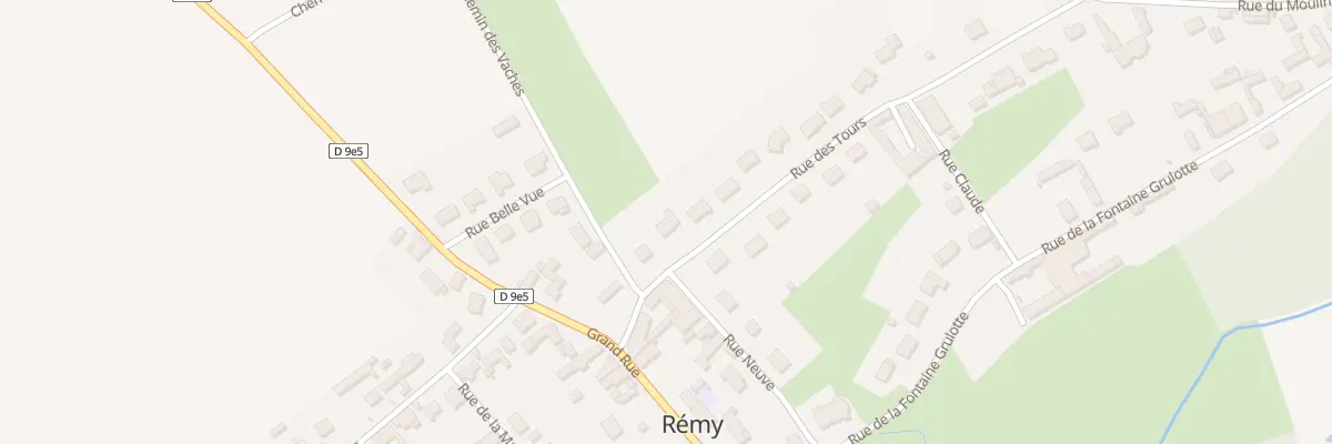 Plan du 1B Rue des Tours à Rémy