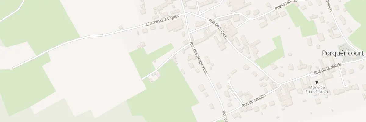Plan du 60 Rue des Bergimonts à Porquéricourt